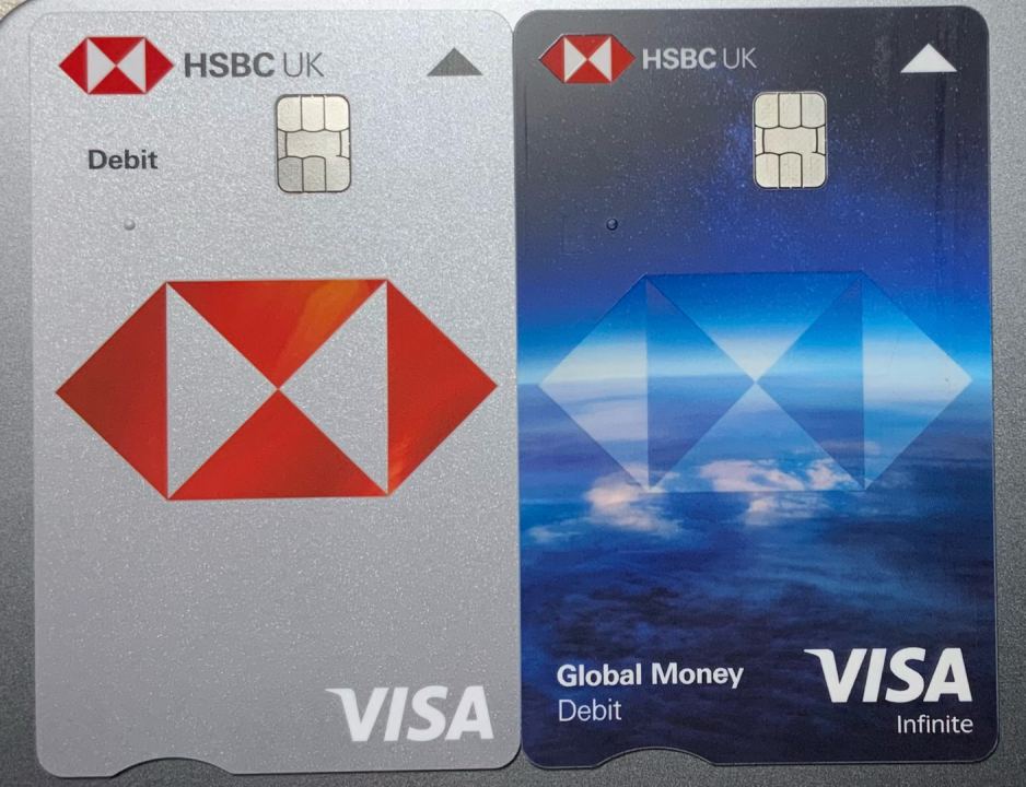HSBC UK Debit 与 Global Money 卡